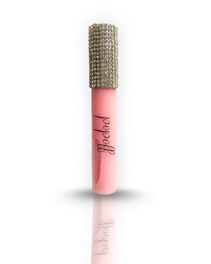 Light Pink Lip Gloss with Diamond Brush Applicator