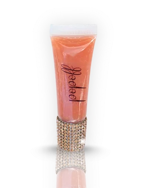 Soft Brown Lipgloss & Gold Diamonds