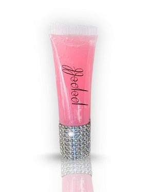 Lace Pink Gloss & Silver Diamonds
