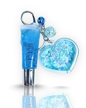 Blue Lipgloss & Blue Sweetheart Accessory